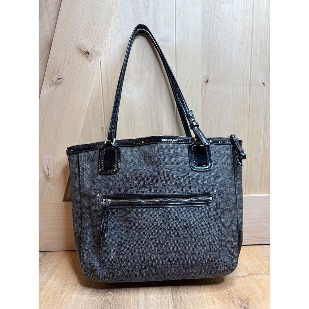COACH Poppy Signature C Oxford Tote Bag - G1380-25051 - Picture 2 of 10